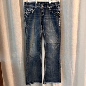 Rock & Roll Bedazzled Denim Jeans